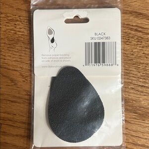 Bakers Black Shoe Sole Pads NWT